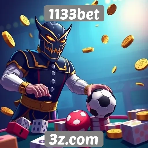 Variedade de jogos disponíveis no site 1133bet